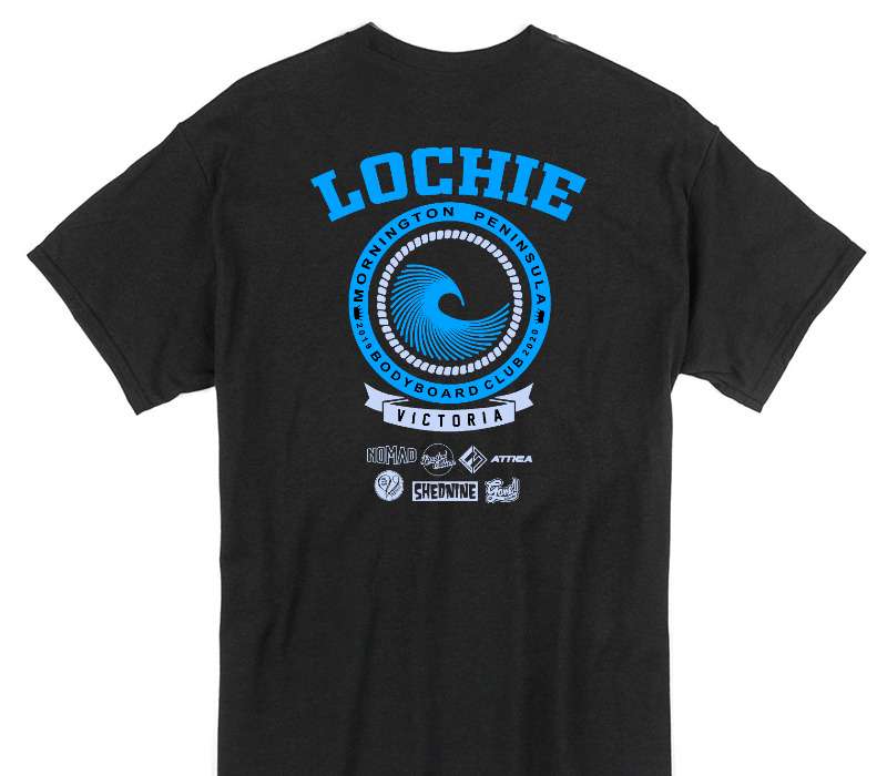 Custom Gildan 100% Cotton Black T-Shirt
