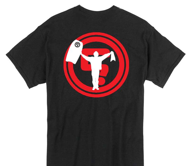 Custom Gildan 100% Cotton Black T-Shirt