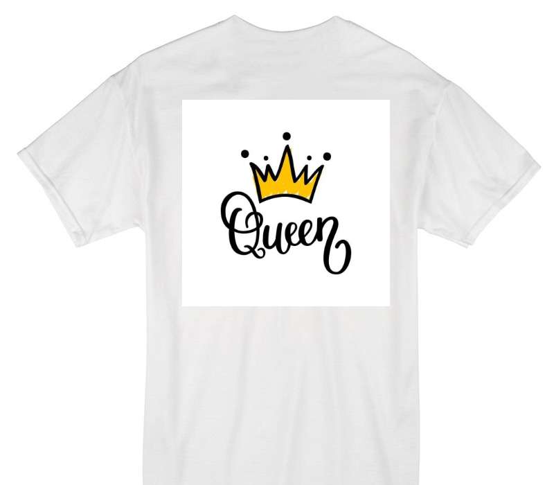 Custom Gildan 100% Cotton White T-Shirt