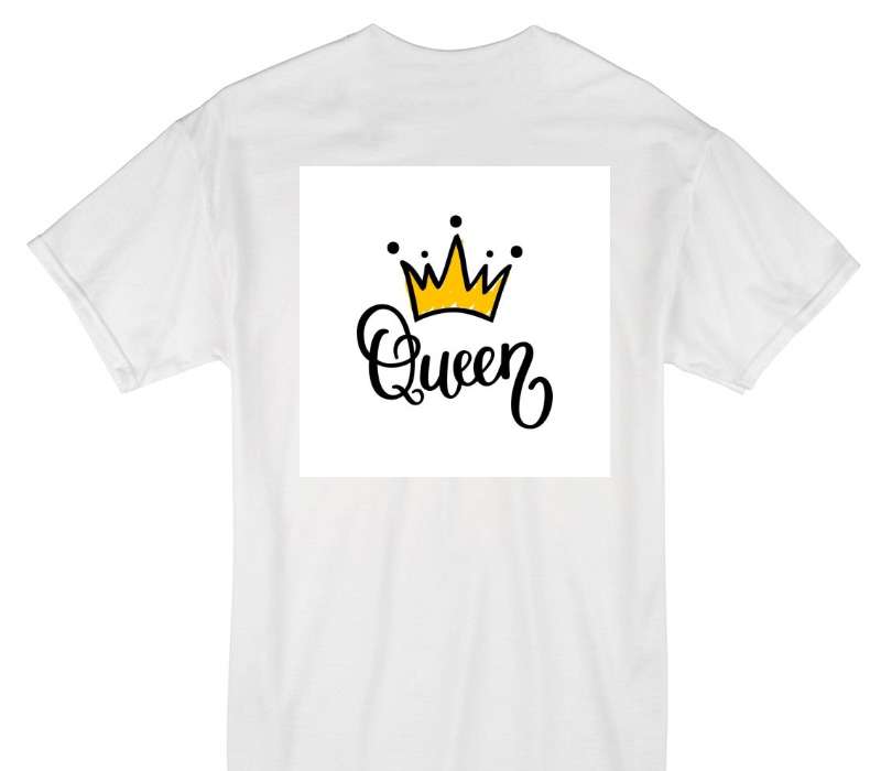 Custom Gildan 100% Cotton White T-Shirt