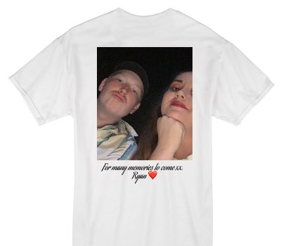 Custom Gildan 100% Cotton White T-Shirt