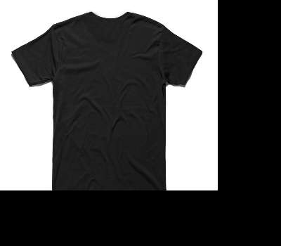 Custom AS Colour 100% Cotton Black T-Shirt