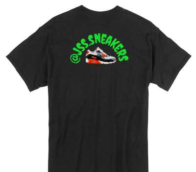 Custom Gildan 100% Cotton Black T-Shirt