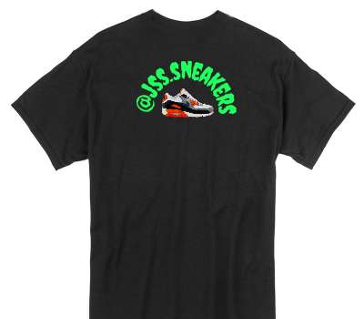 Custom Gildan 100% Cotton Black T-Shirt