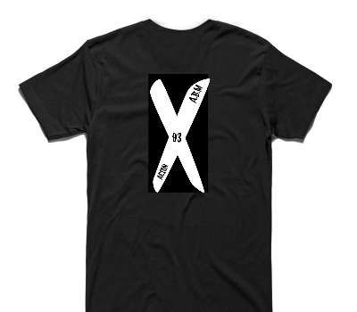 Custom AS Colour 100% Cotton Black T-Shirt