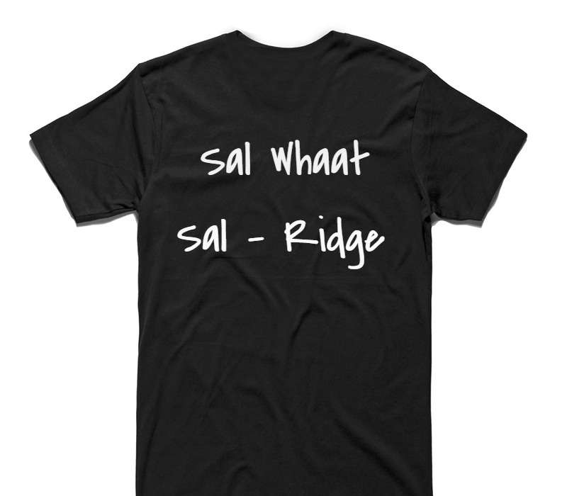 Custom AS Colour 100% Cotton Black T-Shirt