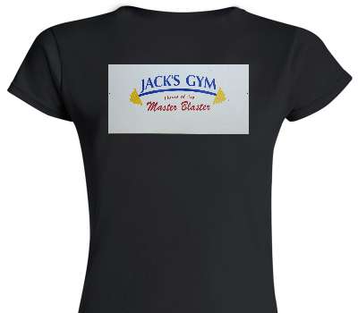 Custom Womens Soft Style 100% Cotton Black T-Shirt