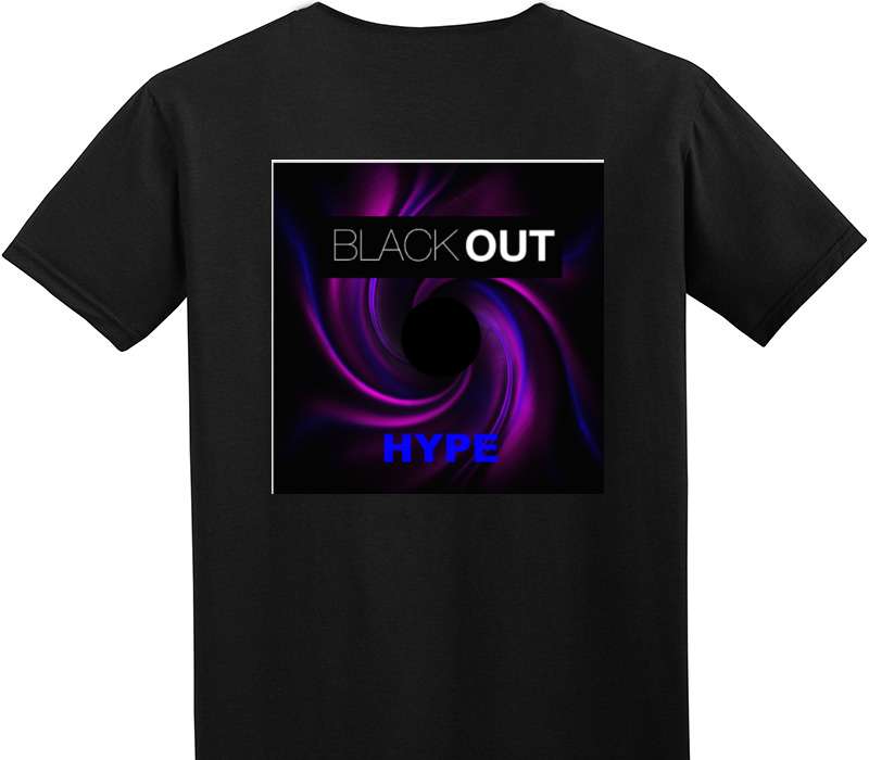 Custom Adult Soft Style 100% Cotton Black T-Shirt