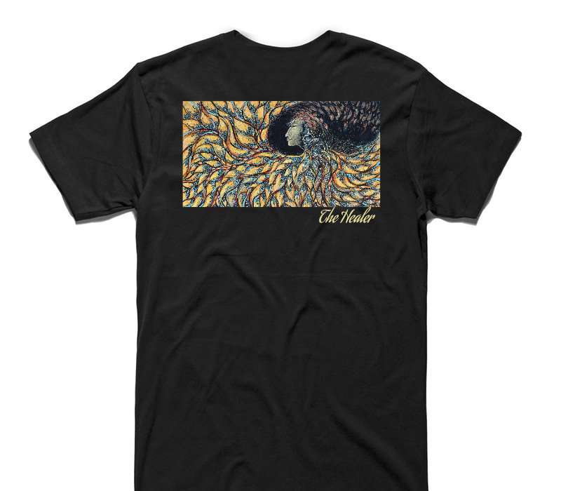 Custom AS Colour 100% Cotton Black T-Shirt