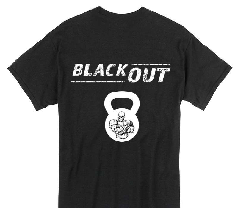 Custom Gildan 100% Cotton Black T-Shirt