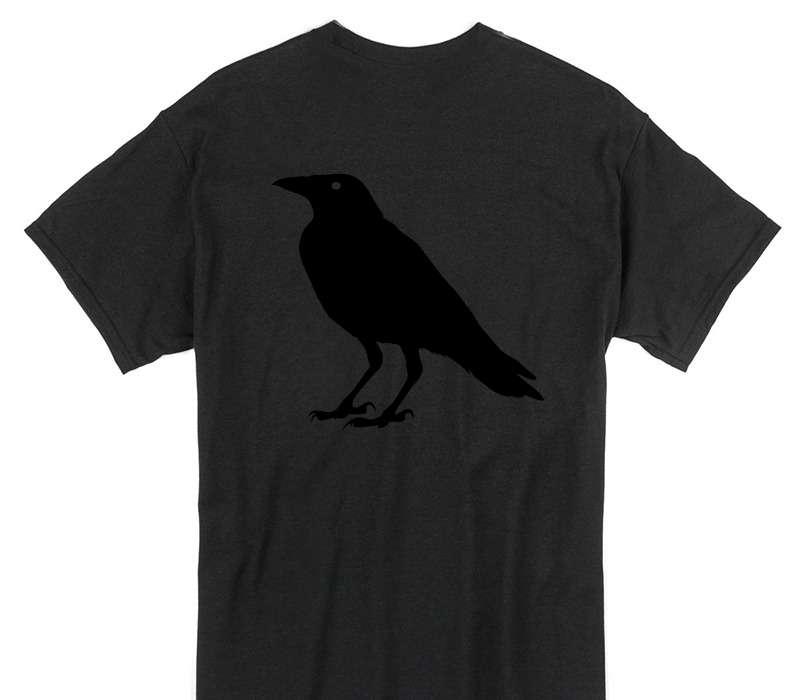 Custom Gildan 100% Cotton Black T-Shirt