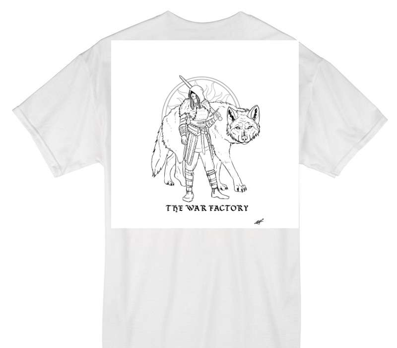 Custom Gildan 100% Cotton White T-Shirt