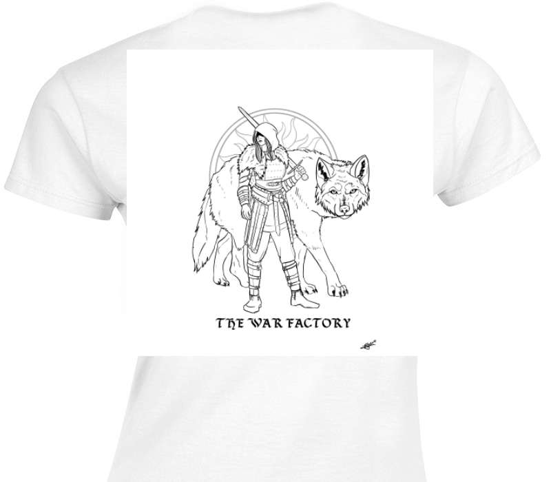 Custom Womens Soft Style 100% Cotton White T-Shirt
