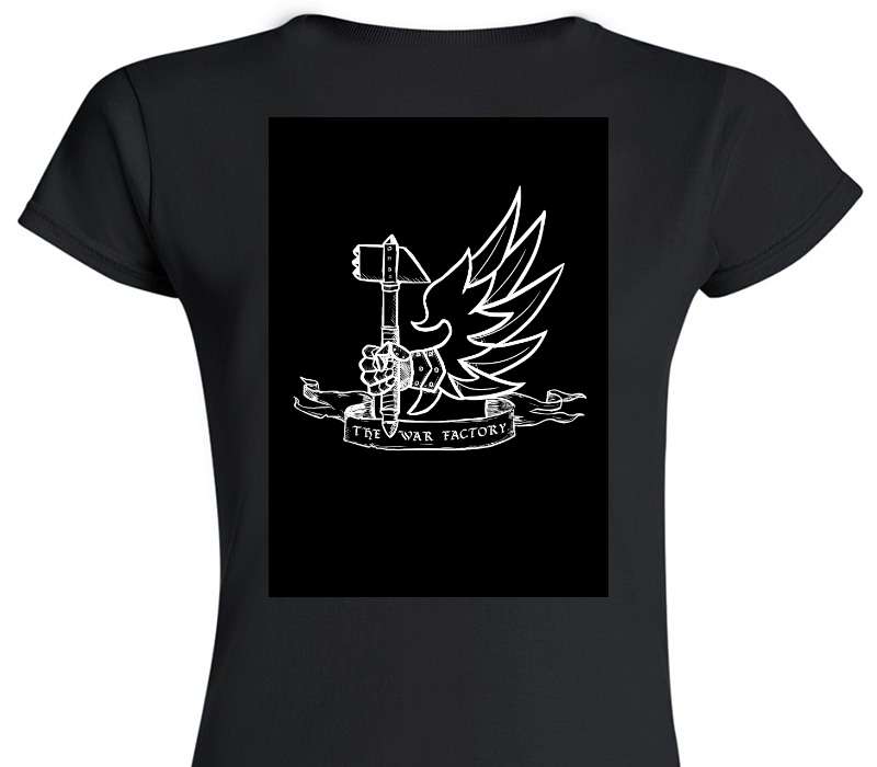Custom Womens Soft Style 100% Cotton Black T-Shirt