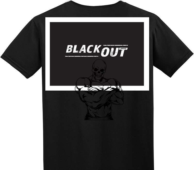 Custom Adult Soft Style 100% Cotton Black T-Shirt