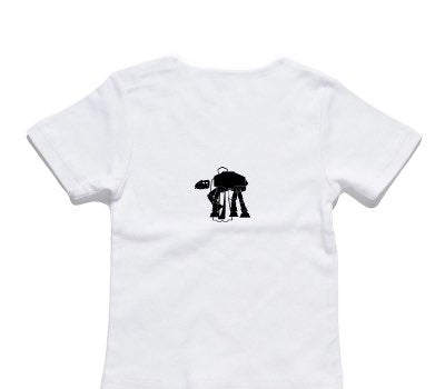 Custom AS Colour White Baby T-Shirt