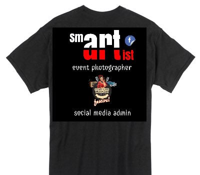 Custom Gildan 100% Cotton Black T-Shirt