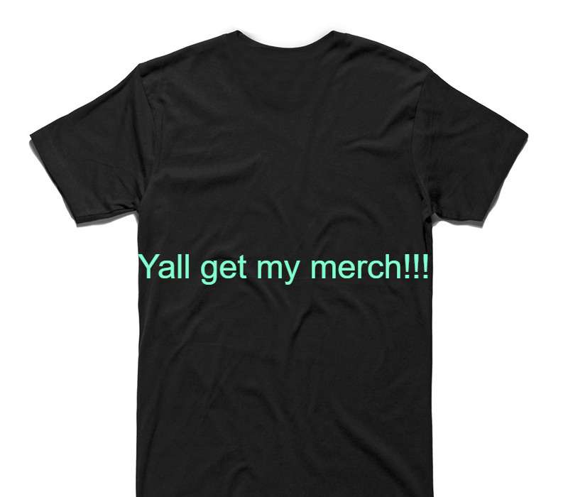 Custom AS Colour 100% Cotton Black T-Shirt