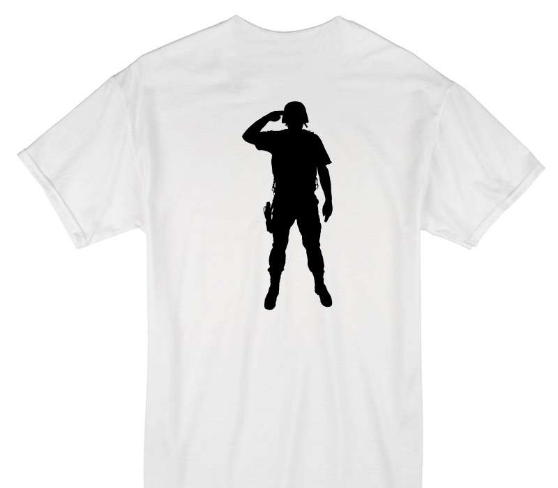 Custom Gildan 100% Cotton White T-Shirt