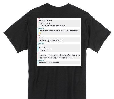 Custom Gildan 100% Cotton Black T-Shirt