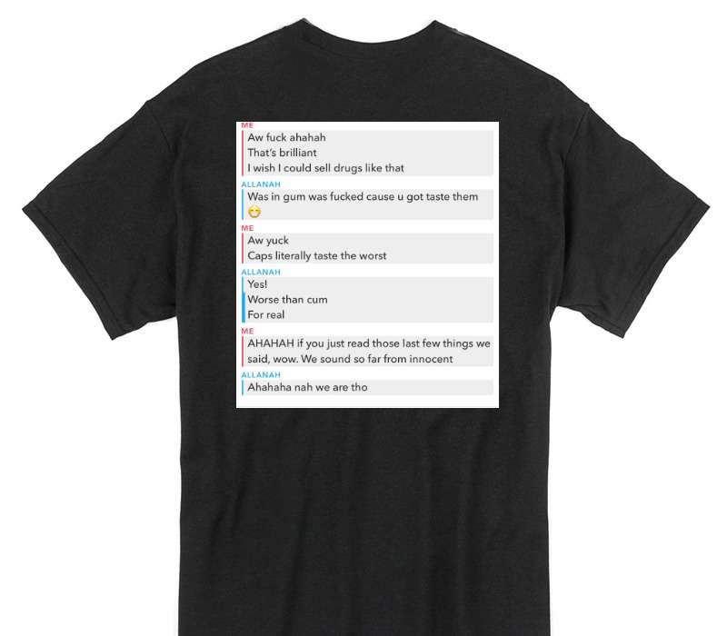 Custom Gildan 100% Cotton Black T-Shirt