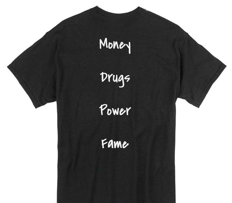 Custom Gildan 100% Cotton Black T-Shirt