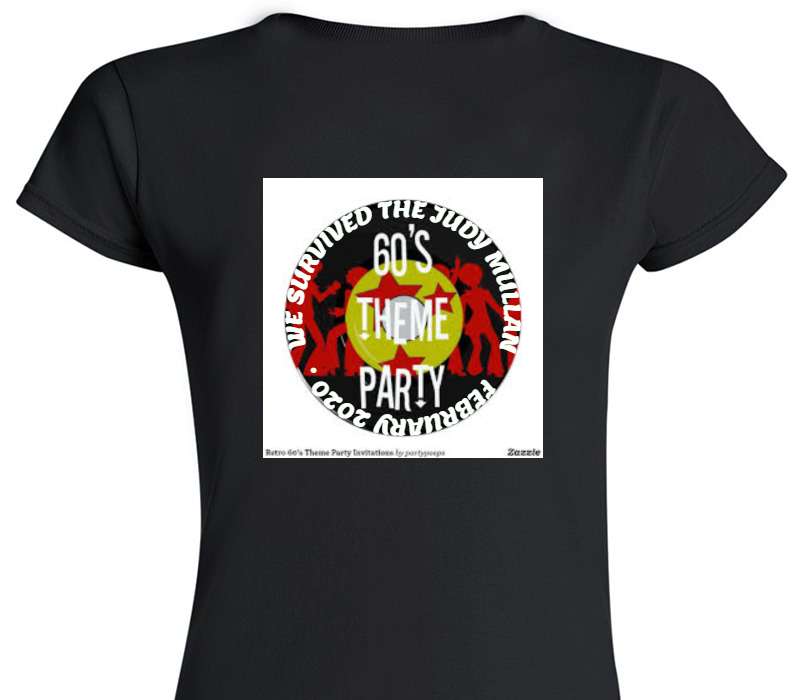 Custom Womens Soft Style 100% Cotton Black T-Shirt