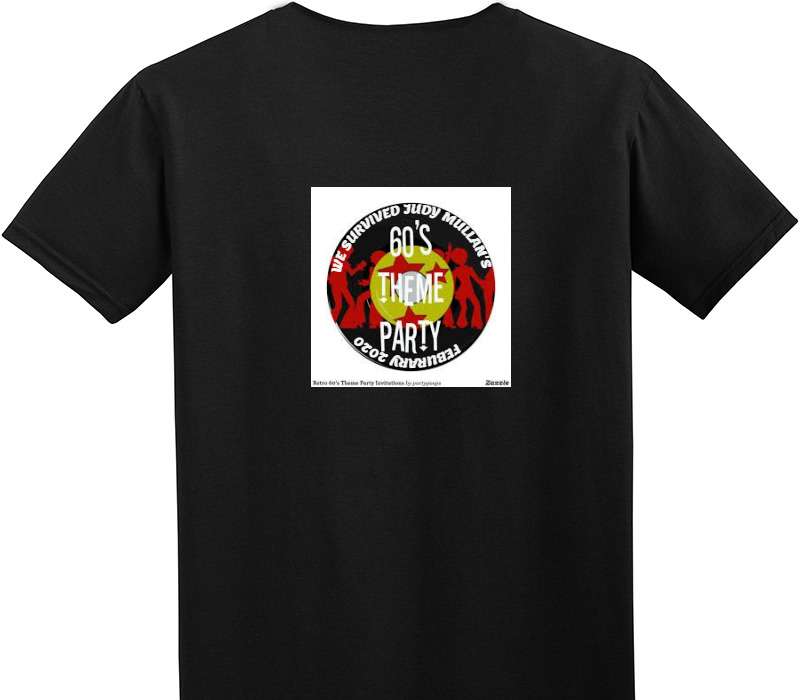 Custom Adult Soft Style 100% Cotton Black T-Shirt