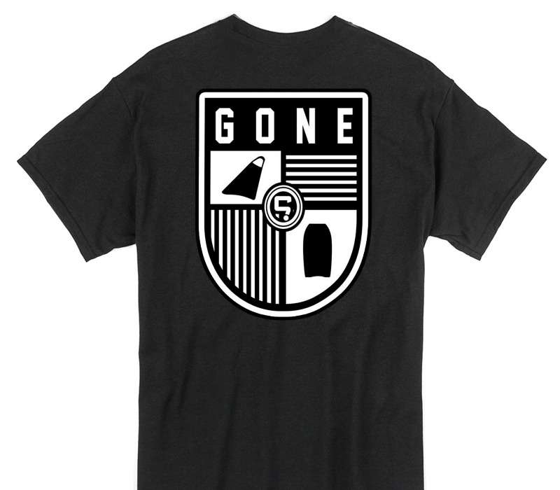 Custom Gildan 100% Cotton Black T-Shirt