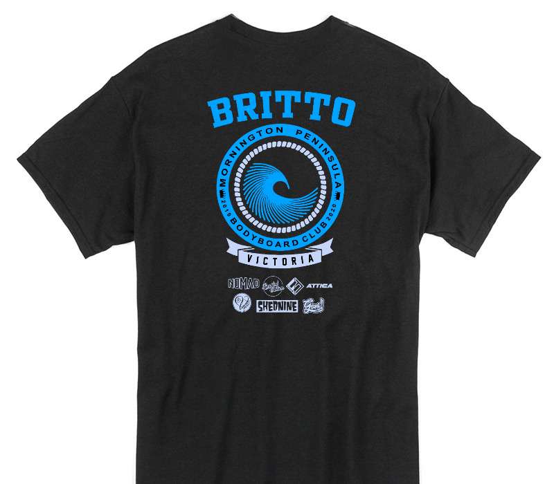 Custom Gildan 100% Cotton Black T-Shirt