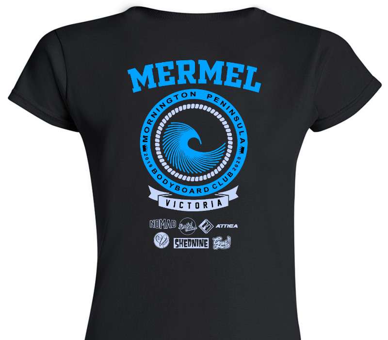 Custom Womens Soft Style 100% Cotton Black T-Shirt