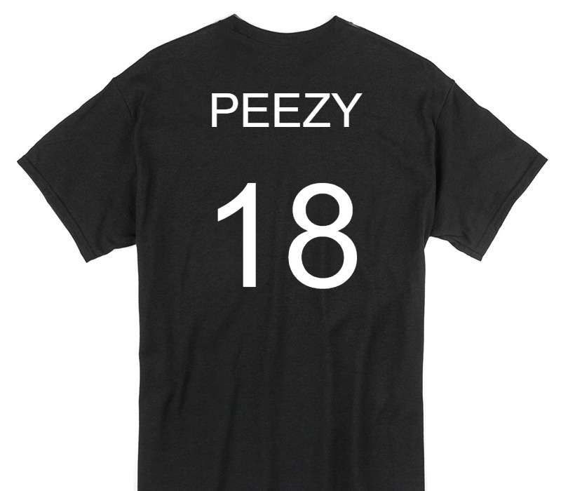 Custom Gildan 100% Cotton Black T-Shirt