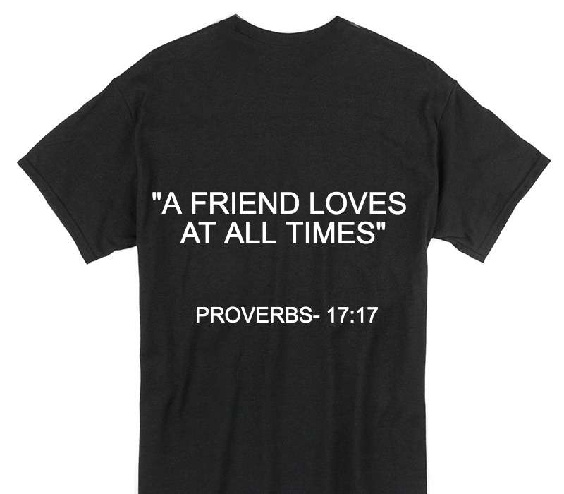 Custom Gildan 100% Cotton Black T-Shirt