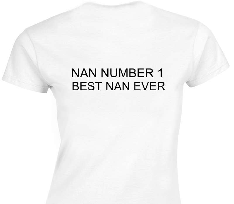 Custom Womens Soft Style 100% Cotton White T-Shirt
