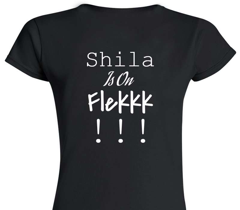 Custom Womens Soft Style 100% Cotton Black T-Shirt