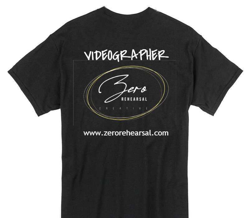 Custom Gildan 100% Cotton Black T-Shirt