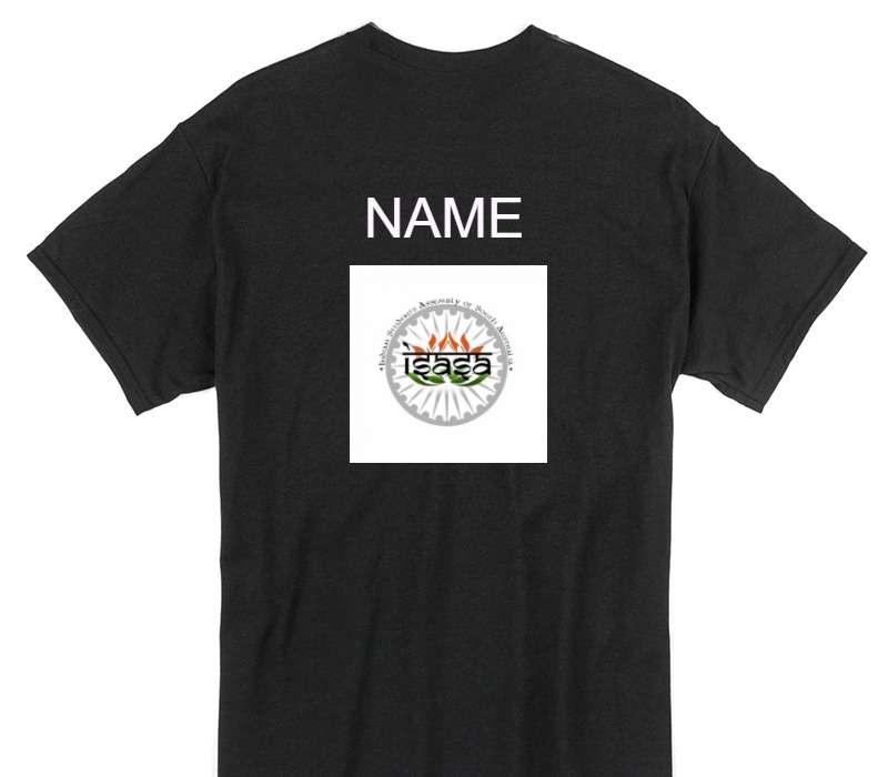 Custom Gildan 100% Cotton Black T-Shirt