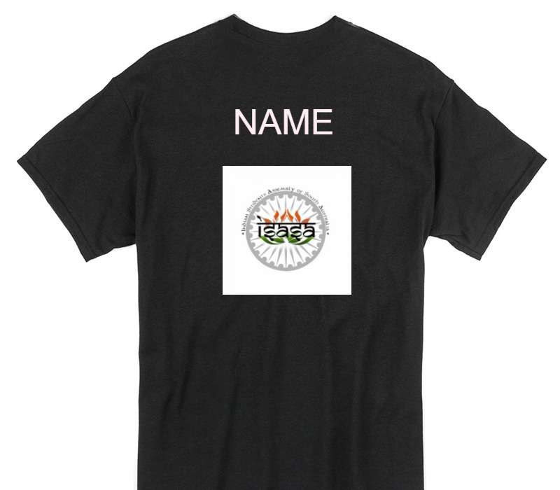 Custom Gildan 100% Cotton Black T-Shirt