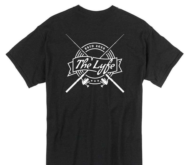 Custom Gildan 100% Cotton Black T-Shirt