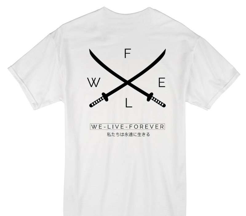 Custom Gildan 100% Cotton White T-Shirt