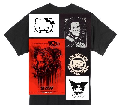 Custom Gildan 100% Cotton Black T-Shirt