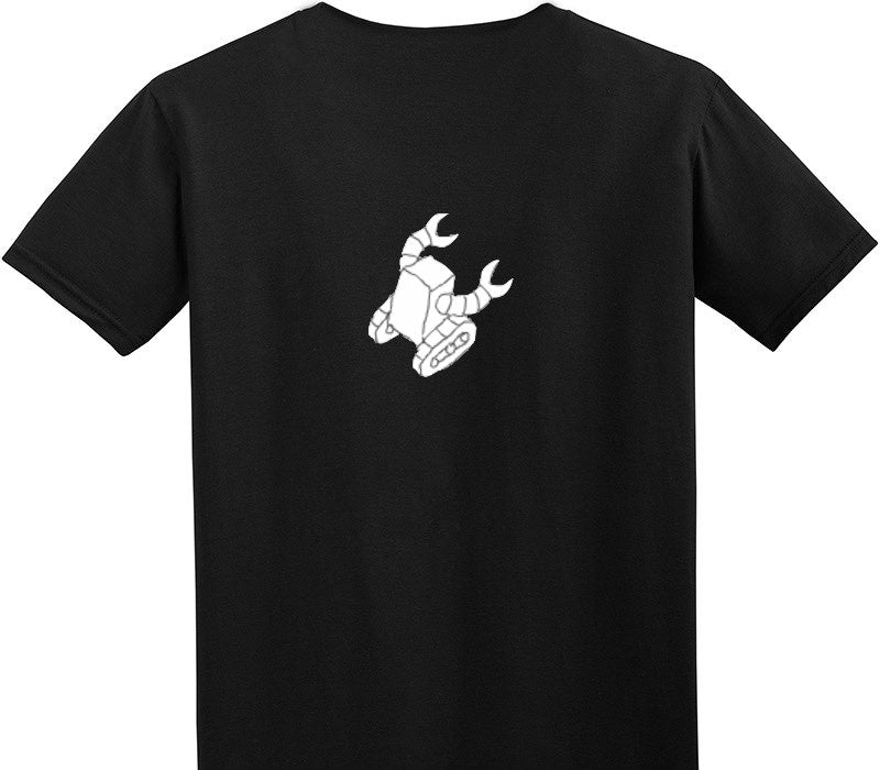 Custom Adult Soft Style 100% Cotton Black T-Shirt