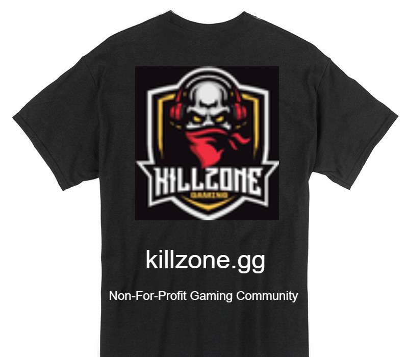 Custom Gildan 100% Cotton Black T-Shirt