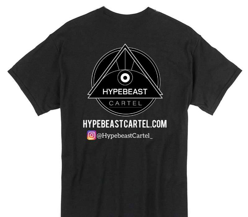 Custom Gildan 100% Cotton Black T-Shirt