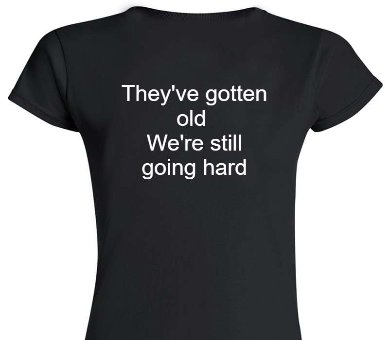 Custom Womens Soft Style 100% Cotton Black T-Shirt