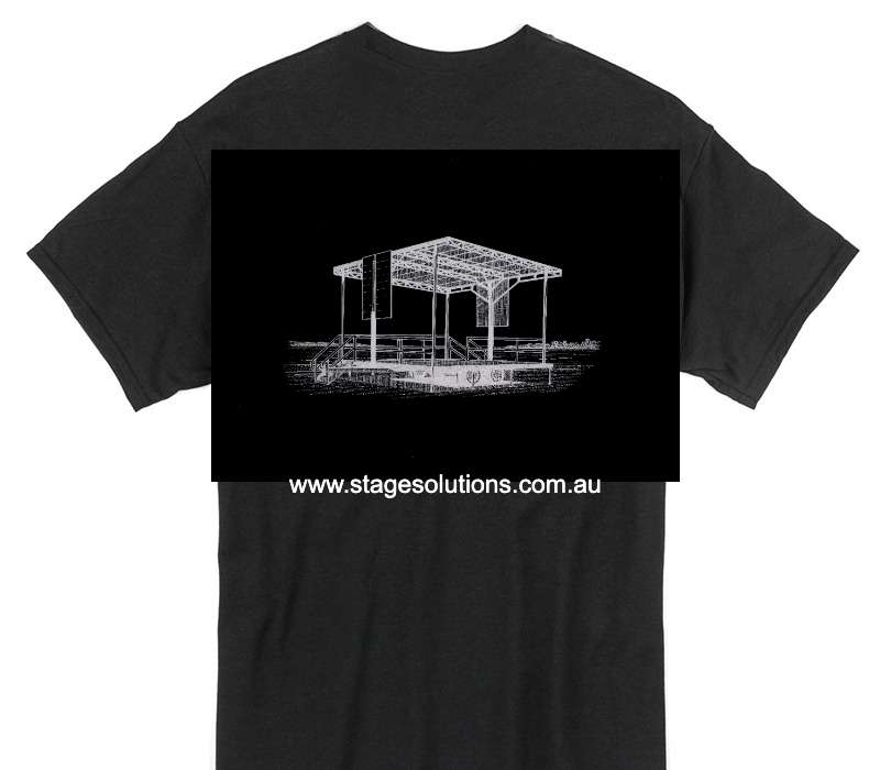 Custom Gildan 100% Cotton Black T-Shirt