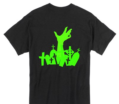 Custom Gildan 100% Cotton Black T-Shirt