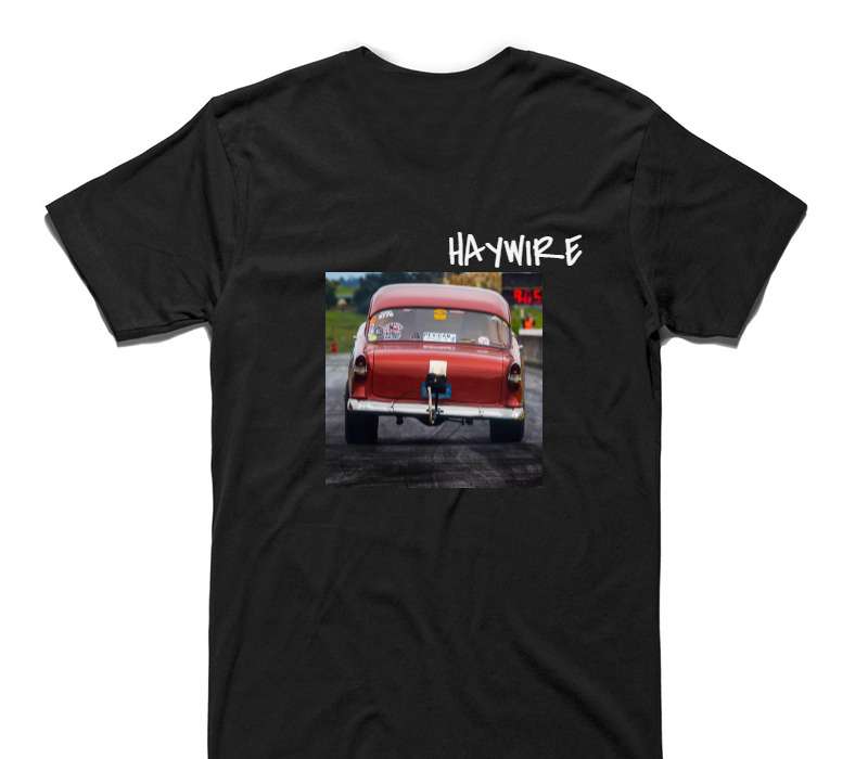 Custom AS Colour 100% Cotton Black T-Shirt