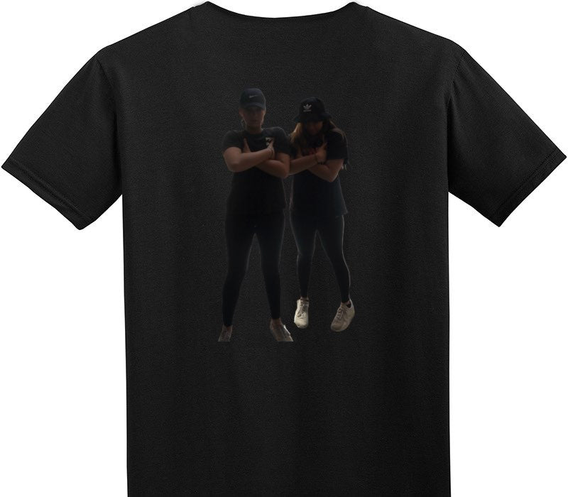 Custom Adult Soft Style 100% Cotton Black T-Shirt