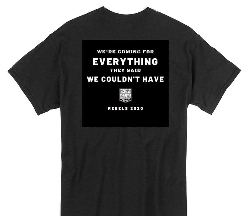Custom Gildan 100% Cotton Black T-Shirt